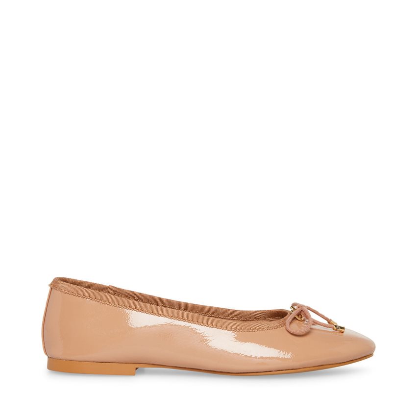 Ballerinas Steve Madden Blossoms Charol Mujer Beige | ES PD24E3